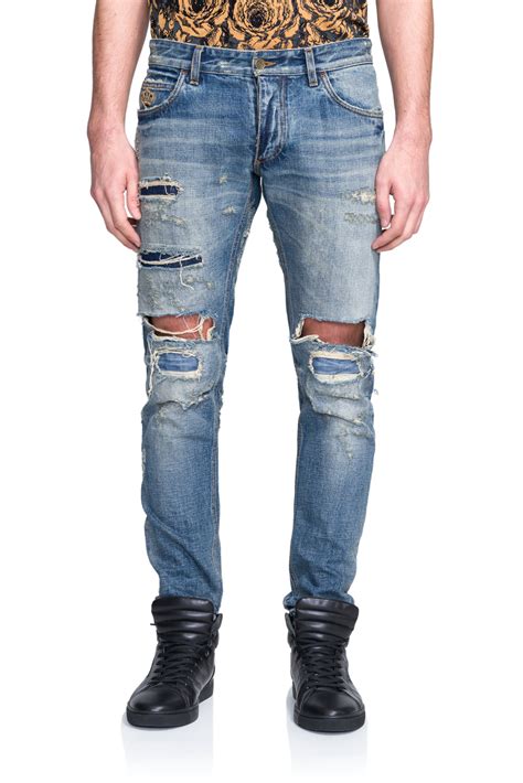 jeans dolce gabbana homme 2018|dolce gabbana distressed jeans.